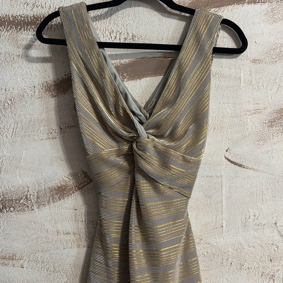 Arden B Lurex Twist Front Dress - Picture 2 of 3